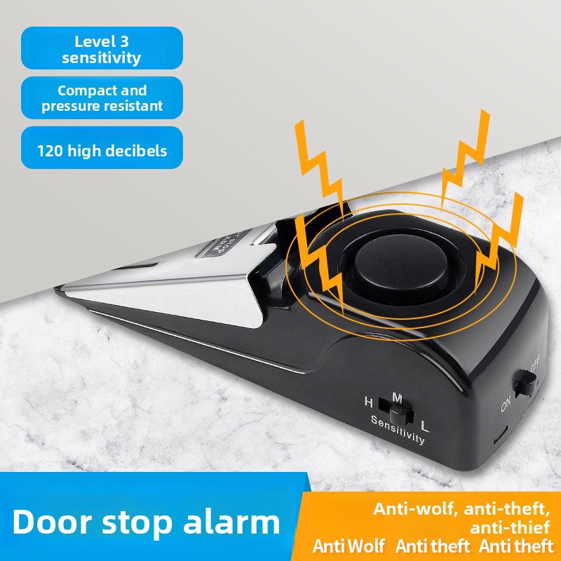 Door Stop Alarm - Rolha de porta doméstica feminina, dispositivo
