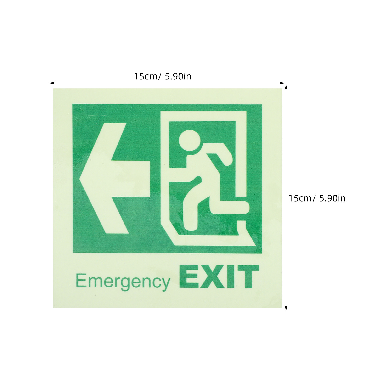 Sinal de Saída de Emergência L - Emergency Exit Sign avaliação e preço